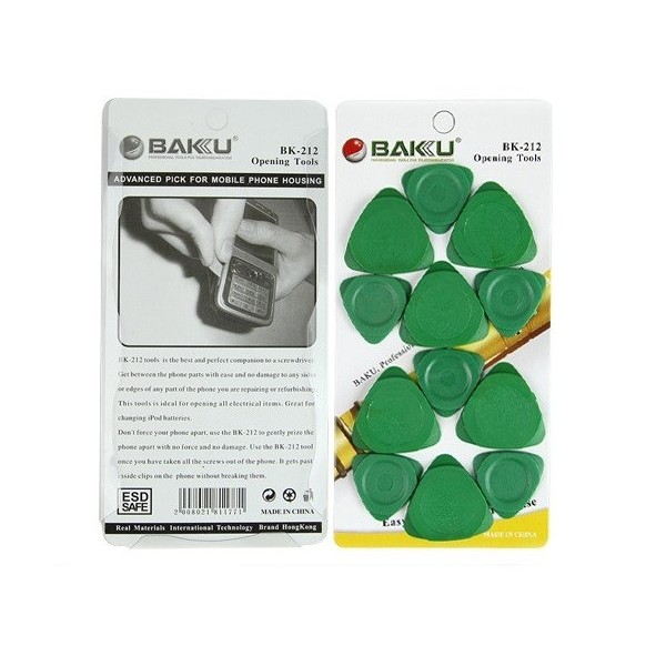 N8 Puas Plasticas Kit De 12 Piezas para Sperar, Levantar Pantalla BAKU BK-212, BK212 N8 Puas Plasticas Kit De 12 Piezas para Sperar, Levantar Pantalla BAKU BK-212, BK212