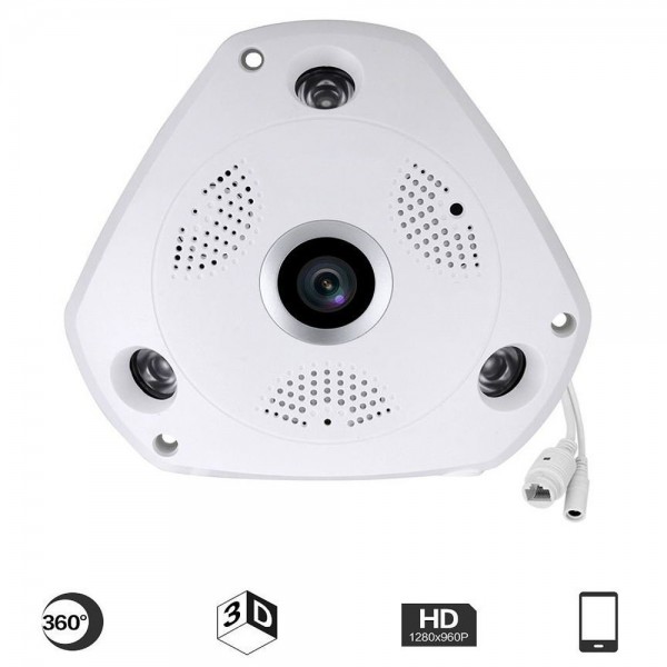 VR CAM 3D Camara Panoramica 3.0MP Max 128GB - SIN STOCK