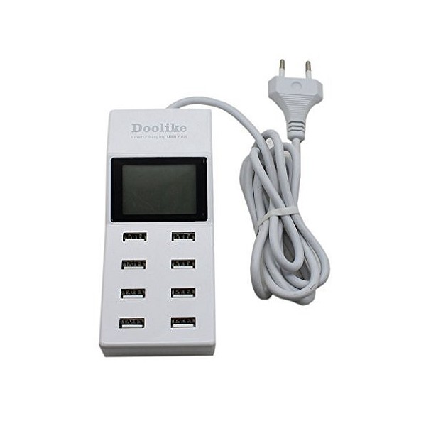 Adaptador con 8 salida de Carga Doolike Multifuncional USB Adapter Adaptador con 8 salida de Carga Doolike Multifuncional USB Adapter