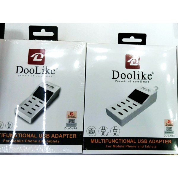 Cargador / Adaptador con 8 salida de Carga Doolike Multifuncional USB Adapter