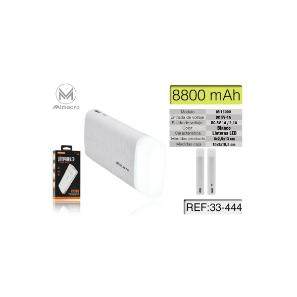 Bateria Externa / Power bank M16000 De 8800mAh