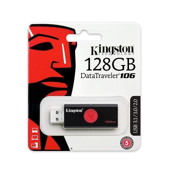 Pendrive Kingston Datatraveler 106 128GB USB3.0 / USB2.0 Blister Usb Normal