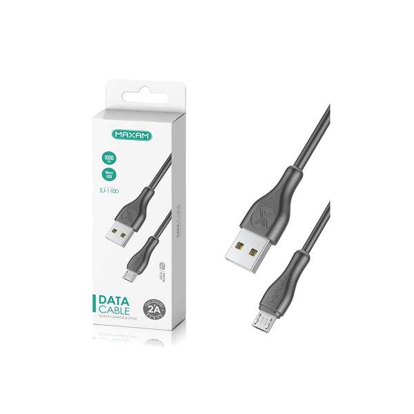 Cable Micro USB de 1 Metro 2A / SJ-1100 / MAXAM