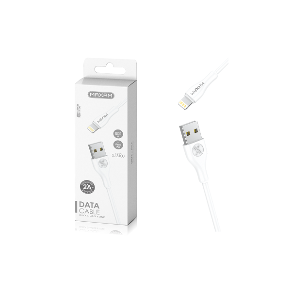 Cable Lightning iPhone De 1 Metro 2A / SJ-3100 / MAXAM