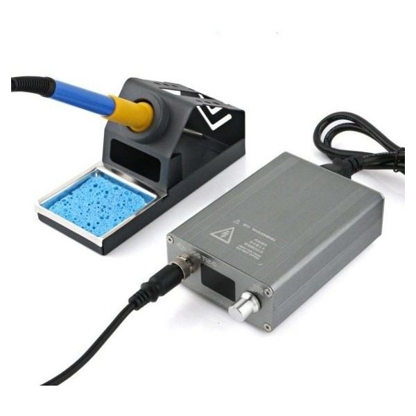 ESTACION DE SOLDADO CAUTIN T12 75W,, INCLUYE CAJA, MANUAL, 3 PUNTAS, SOPORTE SOLDADOR Y ANTIESTATICO, 150-450C