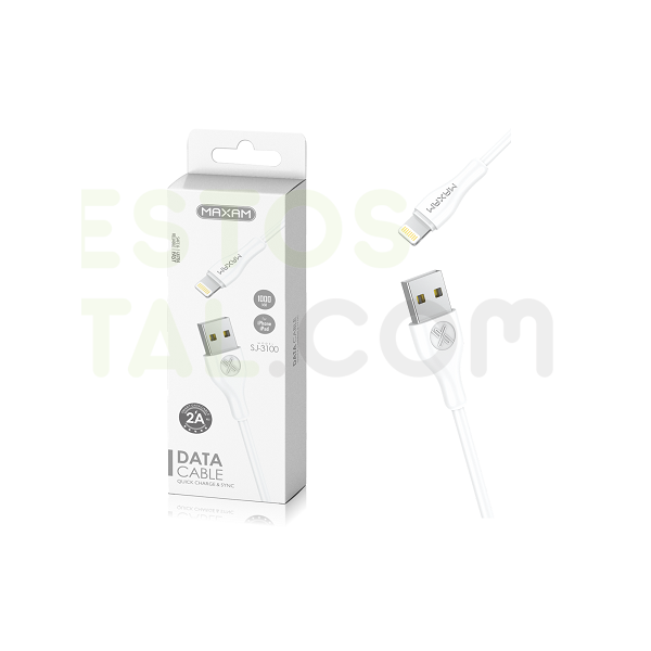 Cable Lightning iPhone De 2 Metro 2A / SJ-3200 / MAXAM