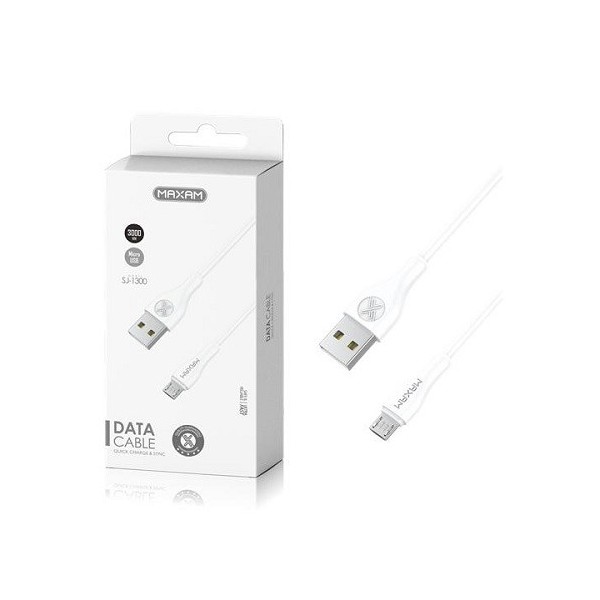 Cable Micro USB De 3 Metros 2A / SJ-1300 / MAXAM