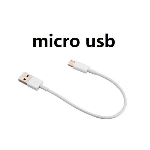 Cable de Carga Micro USB para Power Bank de 25cm