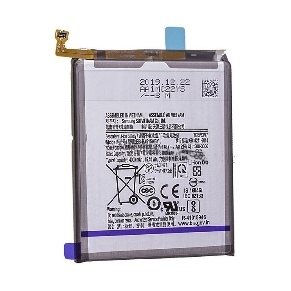 N388 Batería EB-BA515ABY Para Samsung Galaxy A51 / A515 De 4000mAh