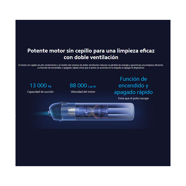 Mini Aspirador Compacto Portatil Xiaomi Mi Vacuum Cleaner Mini
