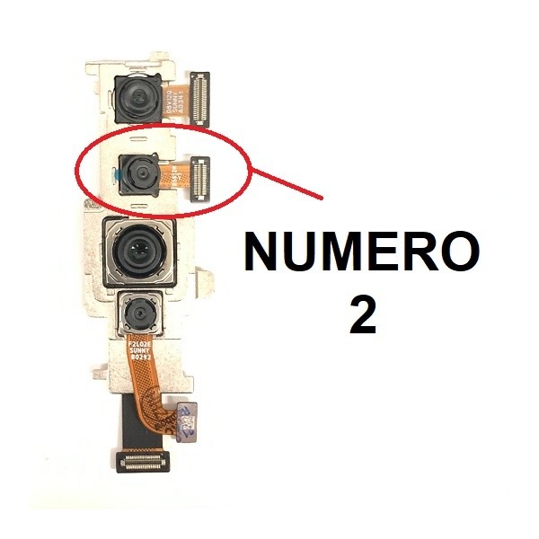 N347 Camara Trasera Numero 2 Para Xiaomi Mi Note 10 Lite