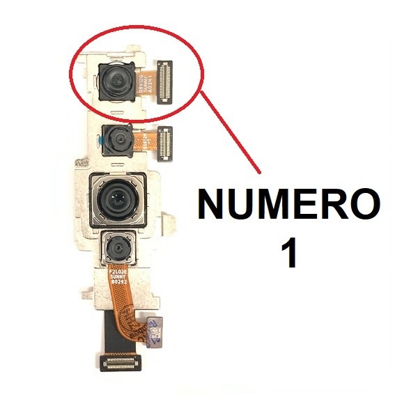 N346 Camara Trasera Numero 1 Para Xiaomi Mi Note 10 Lite