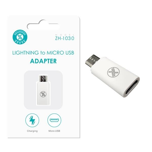 Adaptador de Lightning a Micro USB / ZH-1030 / MAXAM