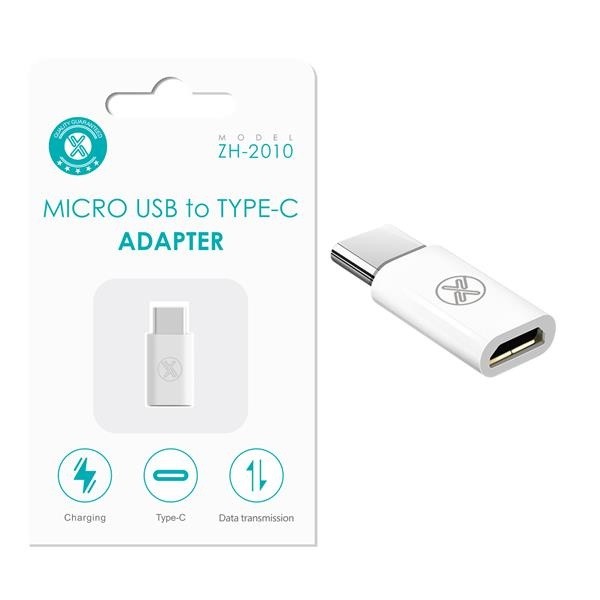 Adaptador de Micro USB a Tipo C / ZH-2010 / MAXAM