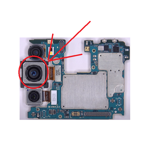 N341 Camara Trasera Principal Para Samsung Galaxy S20 FE / G780 2