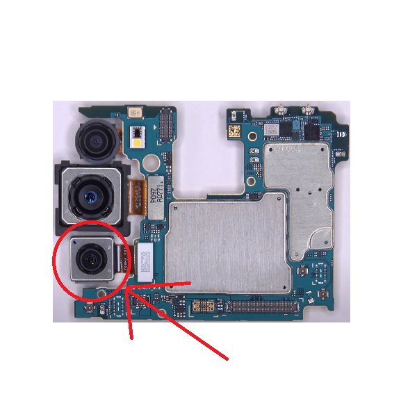 N341 Camara Trasera Telefoto Para Samsung Galaxy S20 FE / G780 2