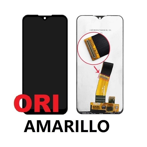 N50.1 Pantalla Completa Original Sin Marco Para Samsung Galaxy A01 / A015F 2020 VERSION AMARILLO