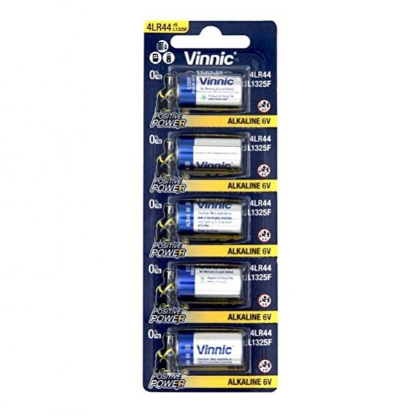 Pila Vinnic Alcalina Pilas 4LR44 6V L13255 Mando y Multiuso 2665  pack