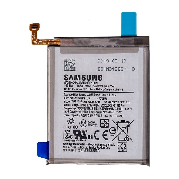 Bateria BA202ABU Nueva Original Con Pegatina Para Samsung Galaxy A20E / A202