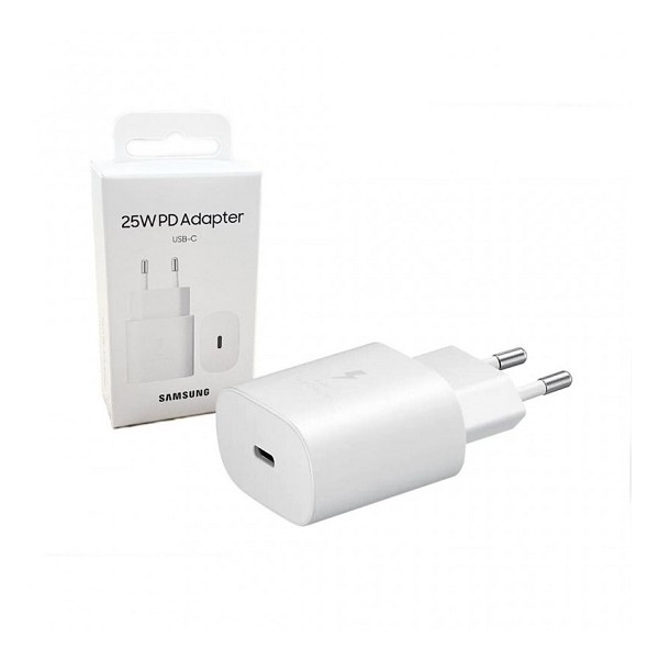 Adaptador / Cargador Super Rápido Original Samsung EP-TA800NWE de 25W USB Tipo C
