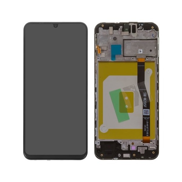 Pantalla Completa Original LCD Y Táctil Con Marco para Samsung Galaxy M20 (2019) M205F