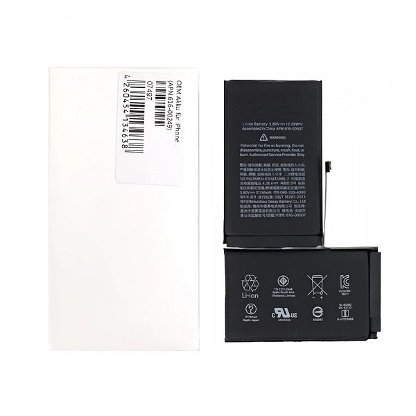 Bateria Para iPhone XS de 2658mAh (chip original) (APN: 616-00514) 3 meses de garantía