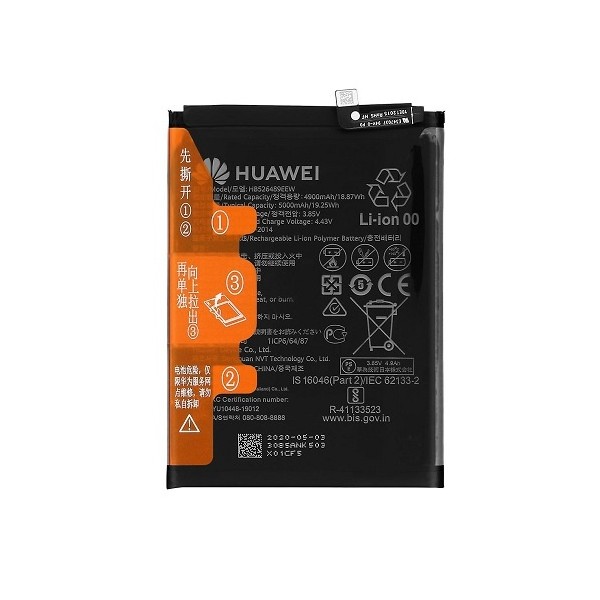 N Servicepack Bateria Original HB526489EEW Para Huawei Y6P 2020 de 5000mAh