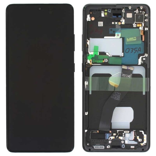 Pantalla Completa Original y Bateria Para Samsung Galaxy S21 Ultra 5G / G998F  "Phantom black"