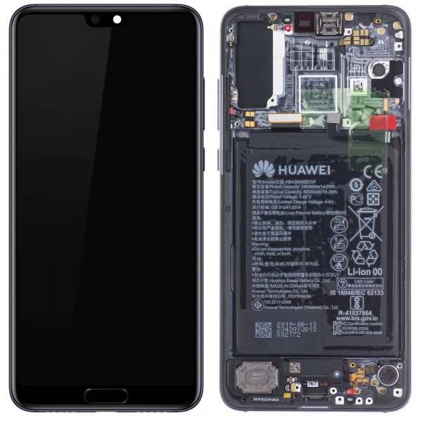 N5.1 Pantalla Completa Original Con Marco y Bateria Para Huawei P20 Pro / P20PRO