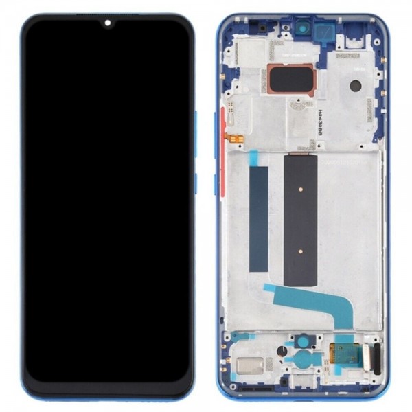 N99 Pantalla Completa Original Con Marco Para Xiaomi Mi 10 Lite 5G *AZUL*