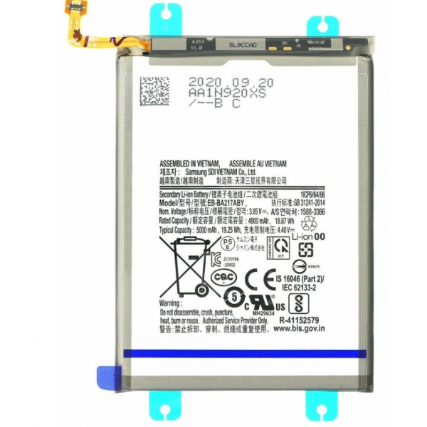 N292 Bateria EB-BA217ABY Para Samsung Galaxy A21S / A217 de 4900mAh