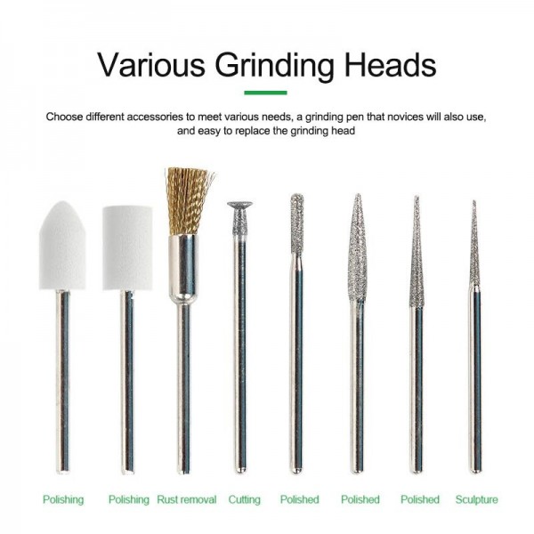 Maquina Pulidora / Mini Taladro Con 8 Recambios / RL-068B / RELIFE Maquina Pulidora / Mini Taladro Con 8 Recambios / RL-068B / RELIFE