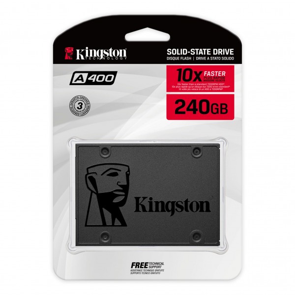 Tarjeta SSD de 240GB Sata 2.5 / Kingston