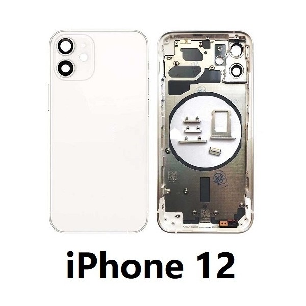 Chasis De Pantalla / Tapa Con Marco Para IPhone 12 (BLANCO)