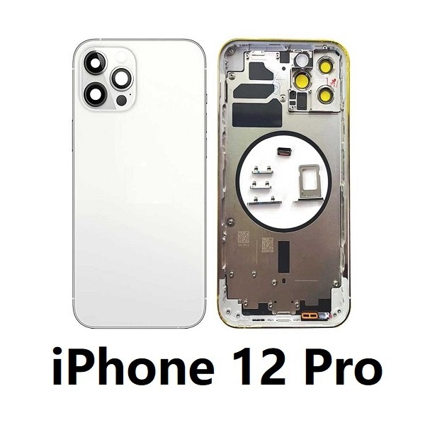 Chasis De Pantalla / Tapa Con Marco Para IPhone 12 Pro (BLANCO)