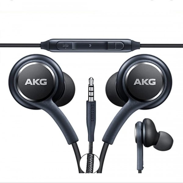 Auriculares originales AKG [EO-IG955] Samsung, para Samsung Galaxy S8 y S8 Plus, color negro *sin blister*