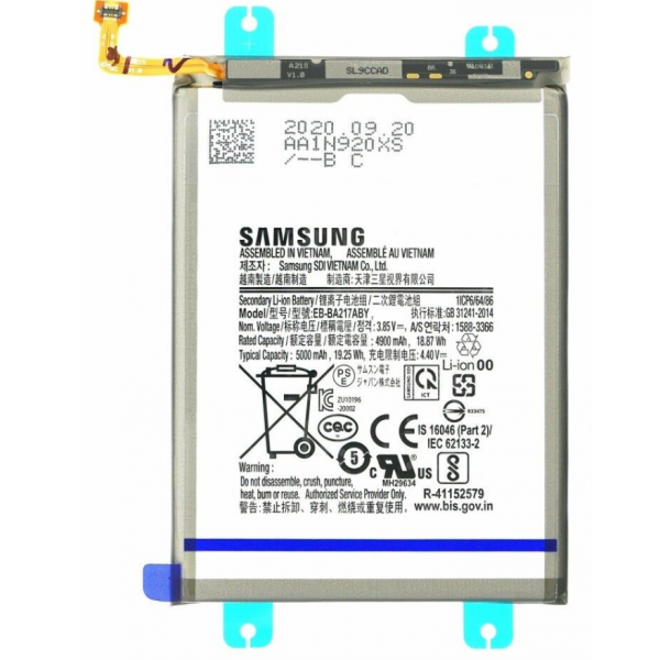 N432 Bateria EB-BA217ABY Nueva Original con Pegatina Para Samsung Galaxy A21S/A217 / A12/A125 de 4900mAh