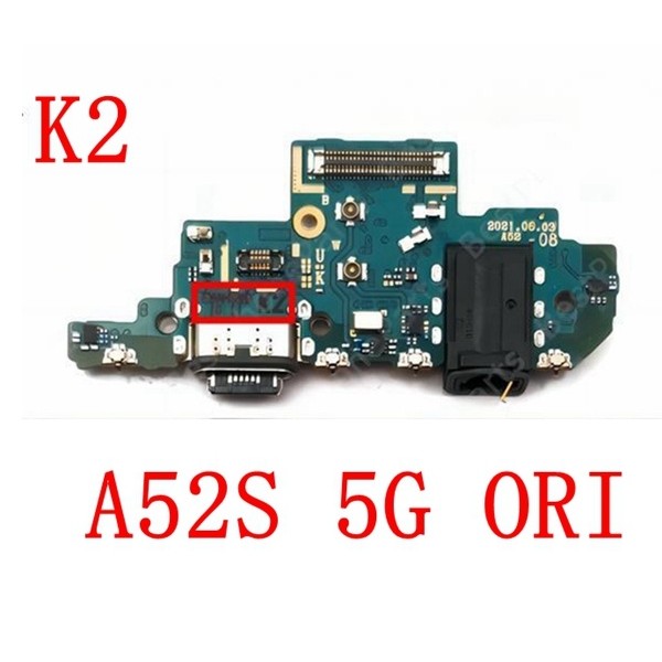 Placa de Carga Tipo C / Microfono Para Samsung Galaxy A52S 5G / A528 ORIGINAL VERSION K2