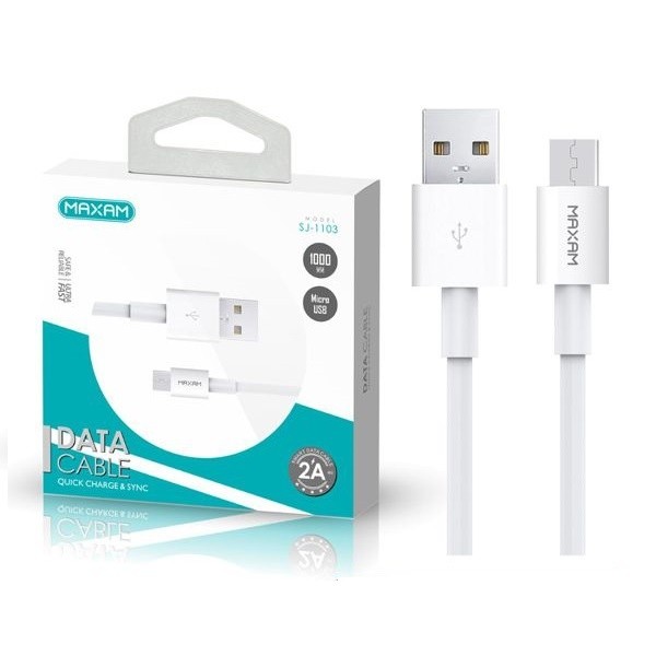 N145 Cable Micro USB De 1 Metros 2.4A / SJ-1103 / MAXAM