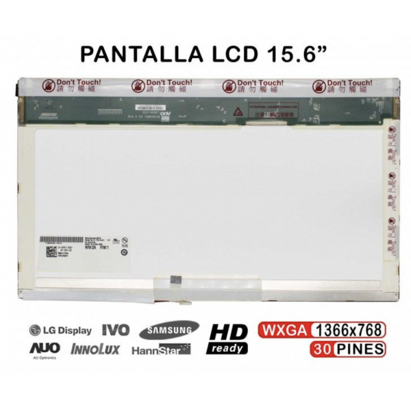 n12 Pantalla LCD de 15.6" pulgadas para portátil