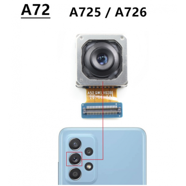 n110 n1 Camara Trasera Principal Flex Samsung Galaxy A72 4G A725