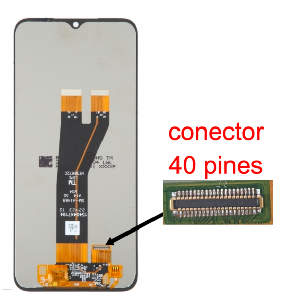 Pantalla Completa LCD Y Táctil Original Sin Marco para Samsung Galaxy A14 5G (2023) A146B  (Conector Largo)