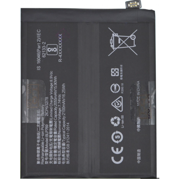 n143 Batería BLP769 para Oppo Find X2 5G De 4200mAh