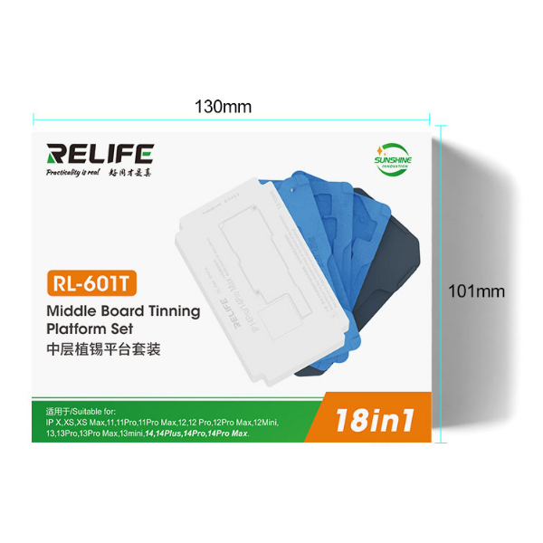 [RL-601T] 18 en1 / Plataforma De Reballing para Nivel Medio RELIFE