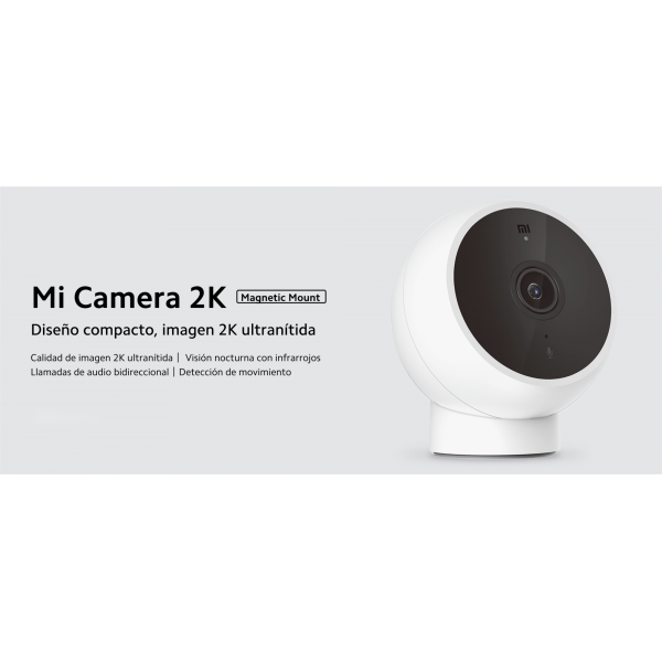 Xiaomi Mi Camera 2K (Magnetic Mount )Cámara de Seguridad IP Wifi 2