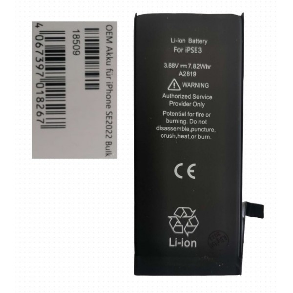 Bateria Para Apple IPhone SE 2022 / SE3 / SE (Chip Original) (APN 616-00107) 3 Meses De Garantía
