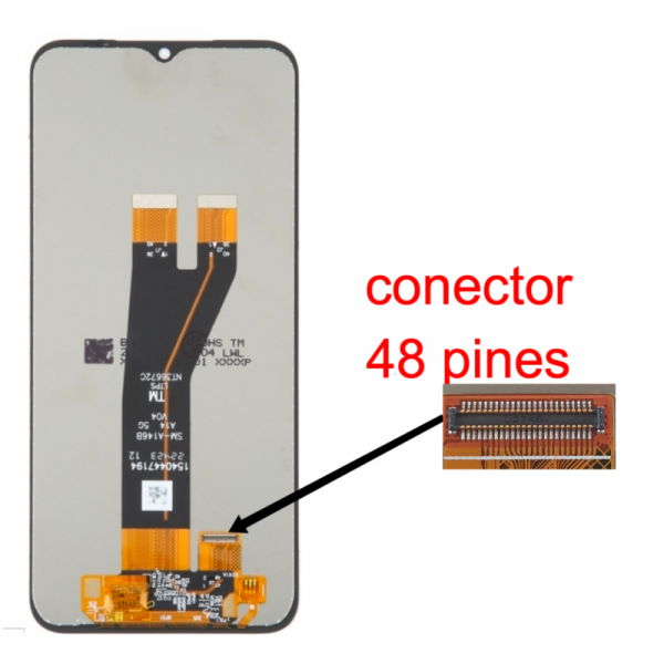 N181 Pantalla Completa LCD Y Táctil Original Sin Marco Para Samsung Galaxy A14 4G (2023) A145F (Conector Largo) 48pines