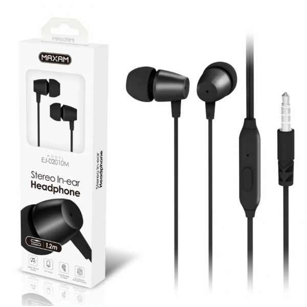 N139 Cascos / Auriculares Con Microfono 1.2M / EJ-02012M / MAXAM