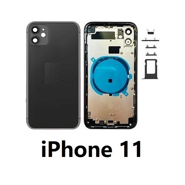 Chasis De Pantalla / Tapa Con Marco Para iPhone 11 (NEGRO)