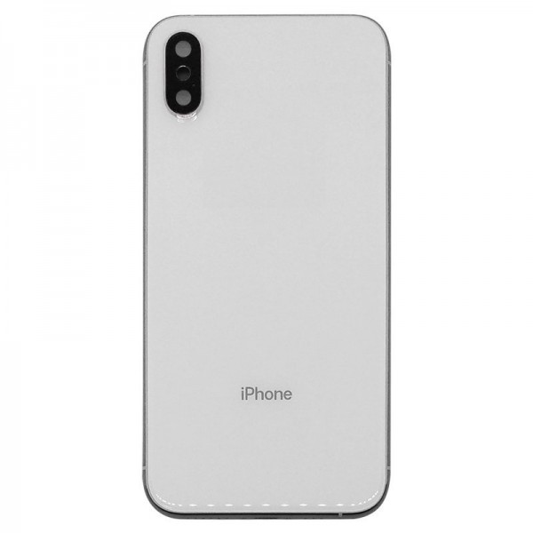 Chasis De Pantalla / Marco Medio / Carcasa Central Con Tapa Trasera / Con Cargador NFC Para IPhone XS MAX